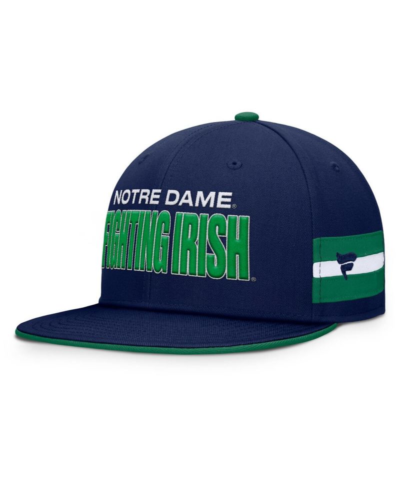 Men's Navy Notre Dame Fighting Irish Pick Off Fitted Hat
