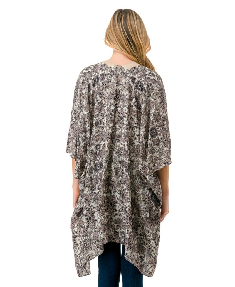 Floral Kimono Cover Up
