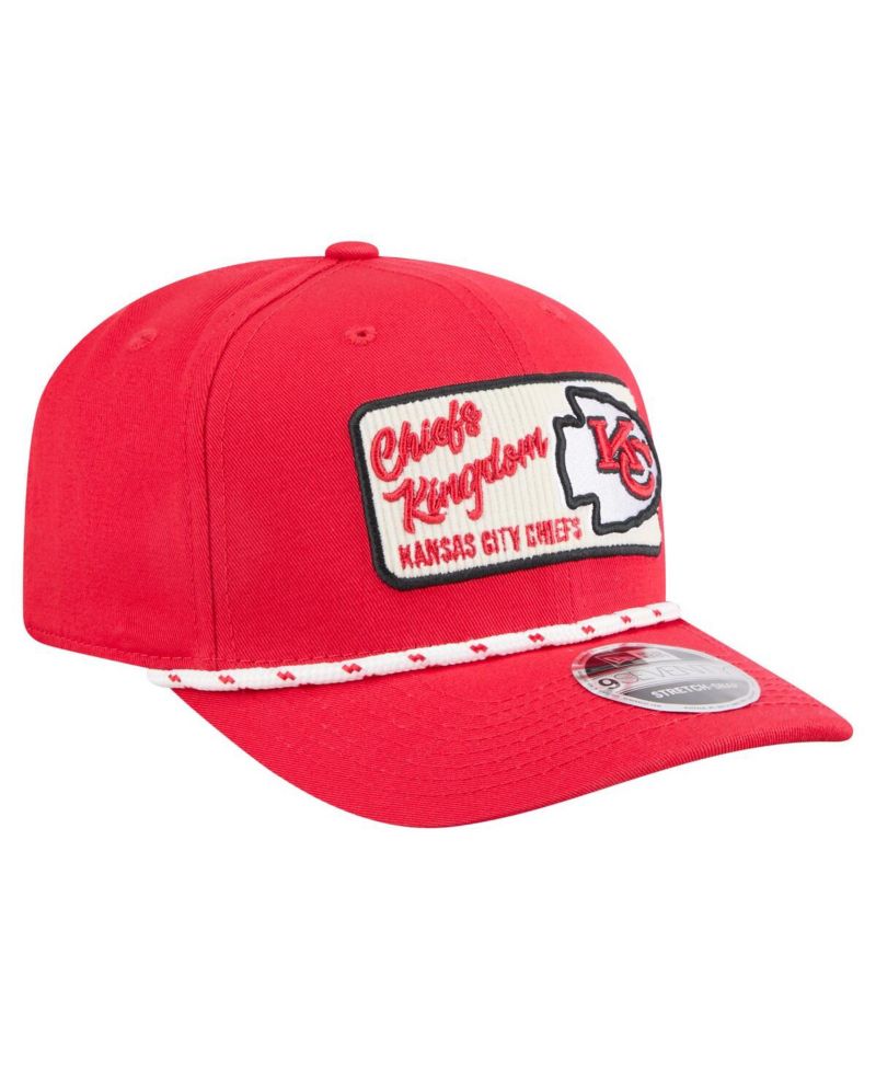 Men's Red Kansas City Chiefs Chant 9SEVENTY Stretch-Snap Hat