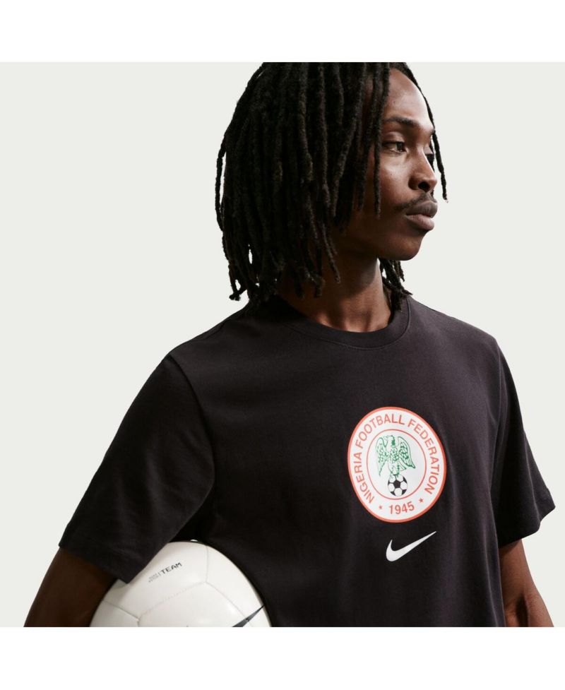 Men's Black Nigeria National Team Crest T-Shirt