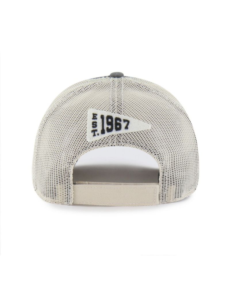 Men's '47 Charcoal New Orleans Saints Egremont Well-Worn Adjustable Trucker Hat