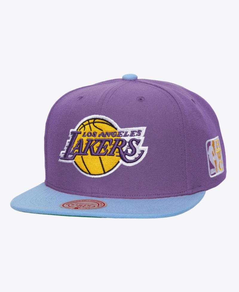 Men's Purple Los Angeles Lakers Hardwood Classics Legendary Home Snapback Hat