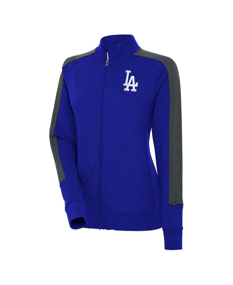 Women's Royal Los Angeles Dodgers Strike Full-Zip Track Jacket