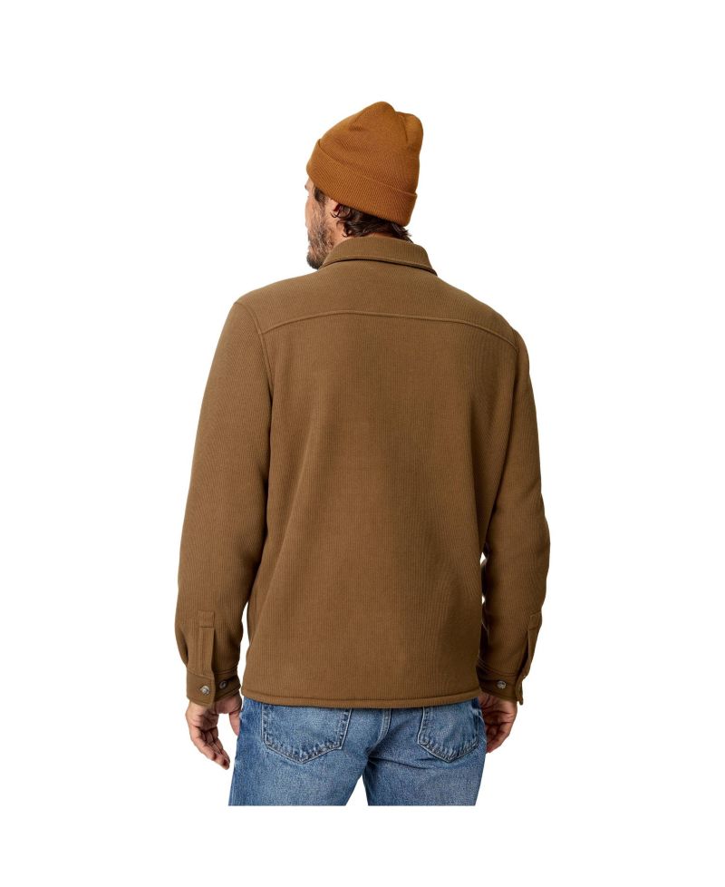 Men's Chill Out Corded-Fleece Full-Zip Sherpa-Lined Shirt Jacket