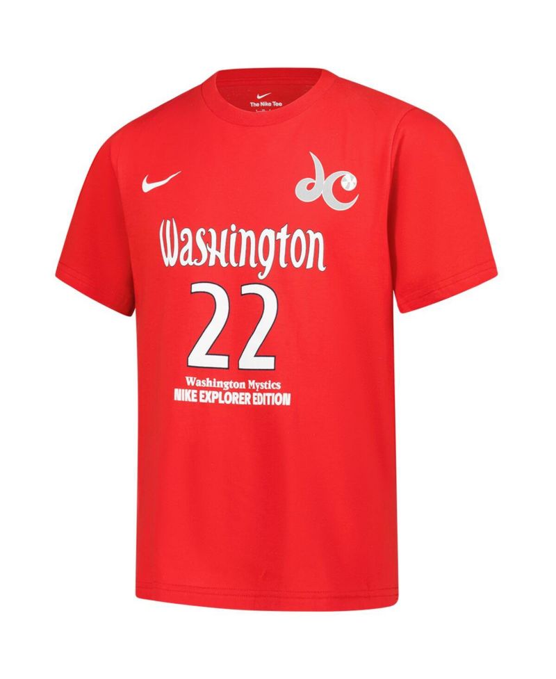 Big Boys and Girls Sonia Citron Red Washington Mystics Explorer Edition Name & Number T-Shirt