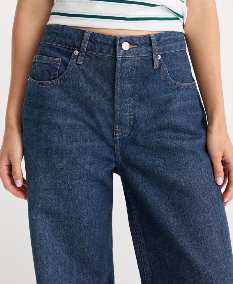 Women's Vintage Wide High-Waisted Jeans