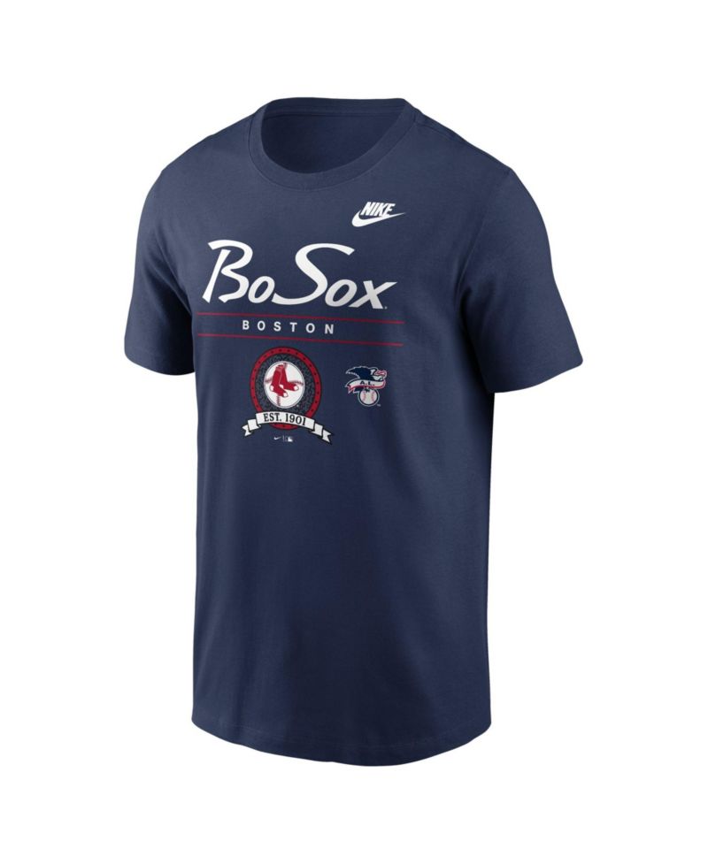 Men's Navy Boston Red Sox Cooperstown Graphic T-Shirt