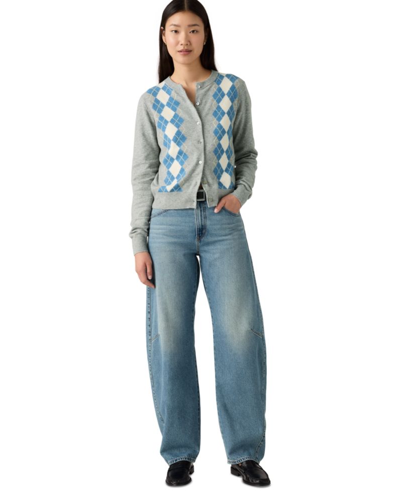 Premium Women's Baggy Dad Cotton Barrel-Leg Jeans