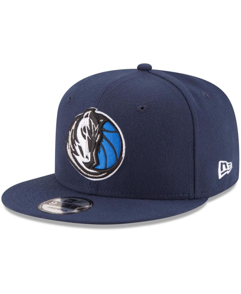 Men's Navy Dallas Mavericks Official Team Color 9FIFTY Snapback Hat