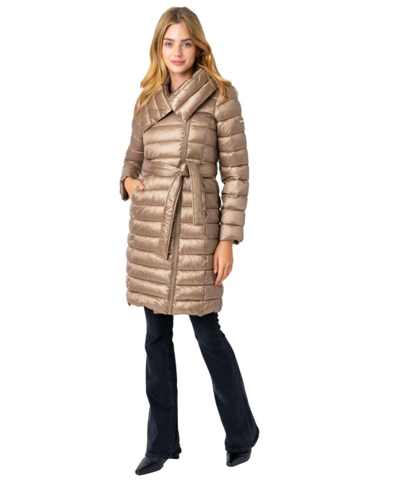 Women's ASYM PUFFER 38" BELTED