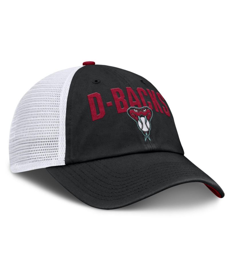 Men's Black Arizona Diamondbacks Primetime Club Adjustable Trucker Hat