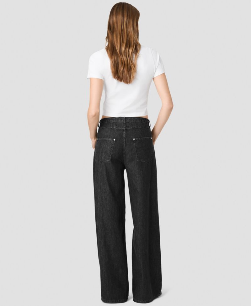 Women's Elton High-Waisted Wide-Leg Denim Jeans