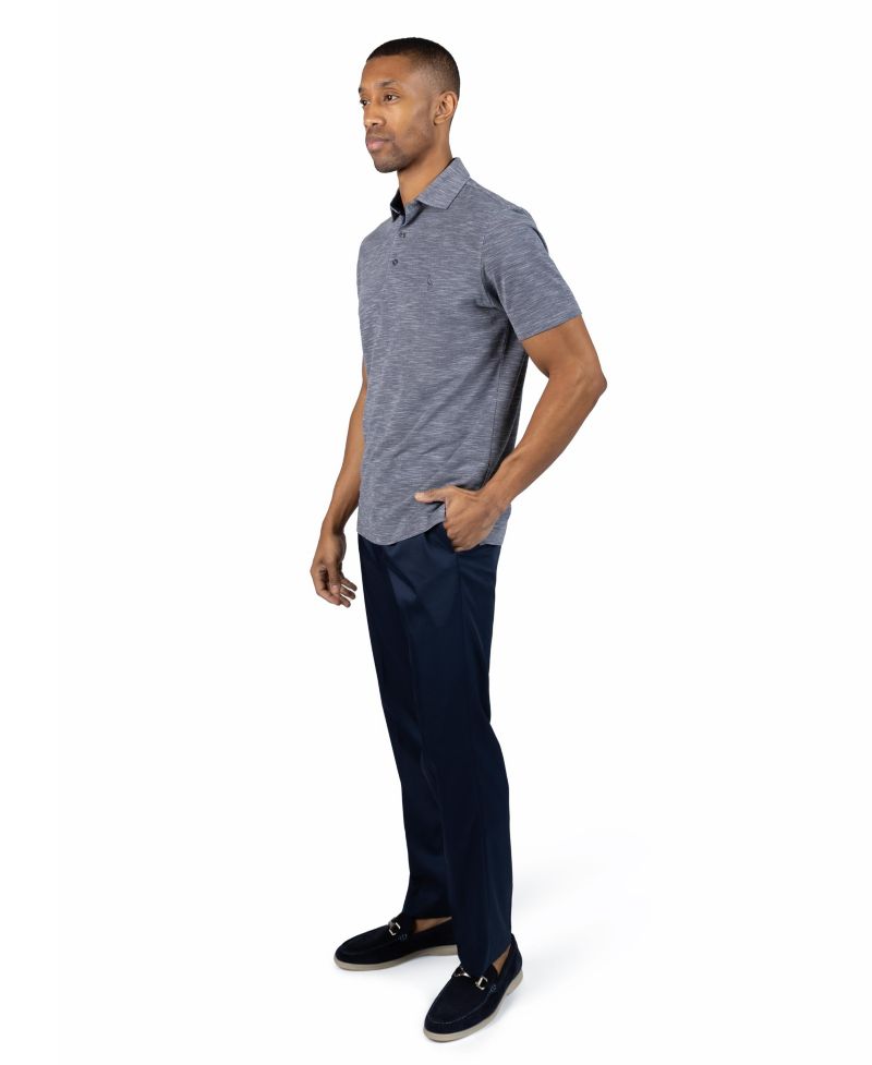 Men's Slub Pique Polo