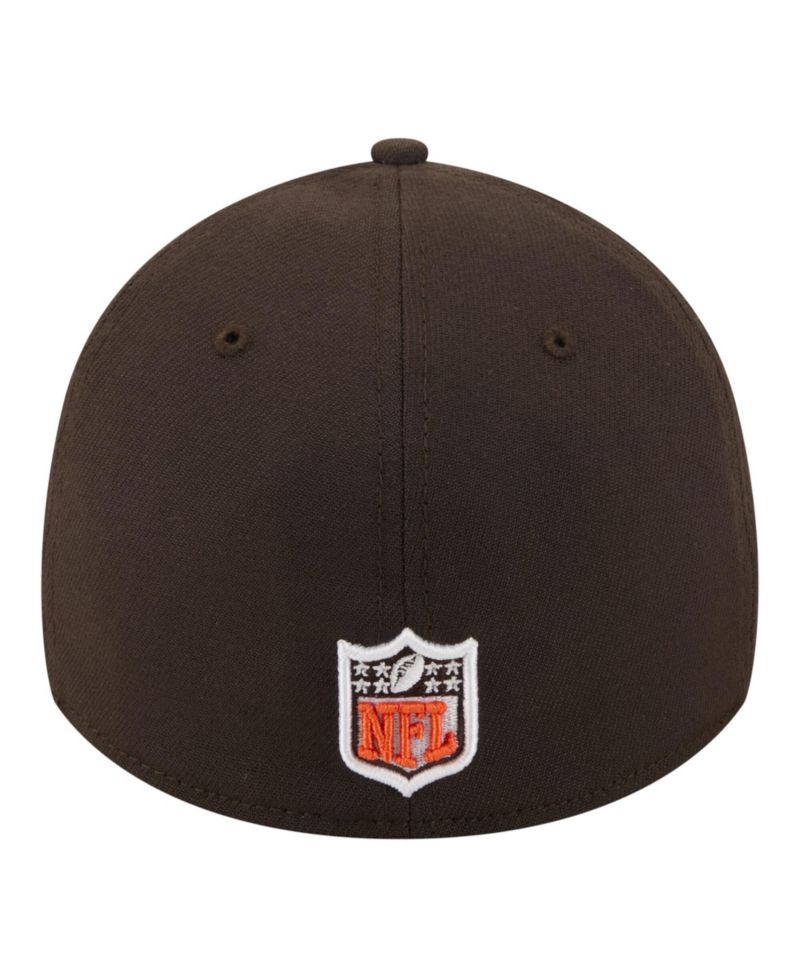 Men's Brown Cleveland Browns Core Team 39THIRTY Flex Hat