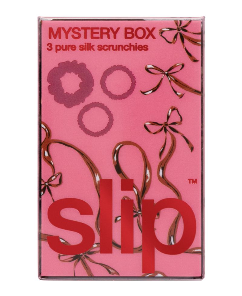 Pure Silk Assorted Scrunchies Mystery Box, Set of 4