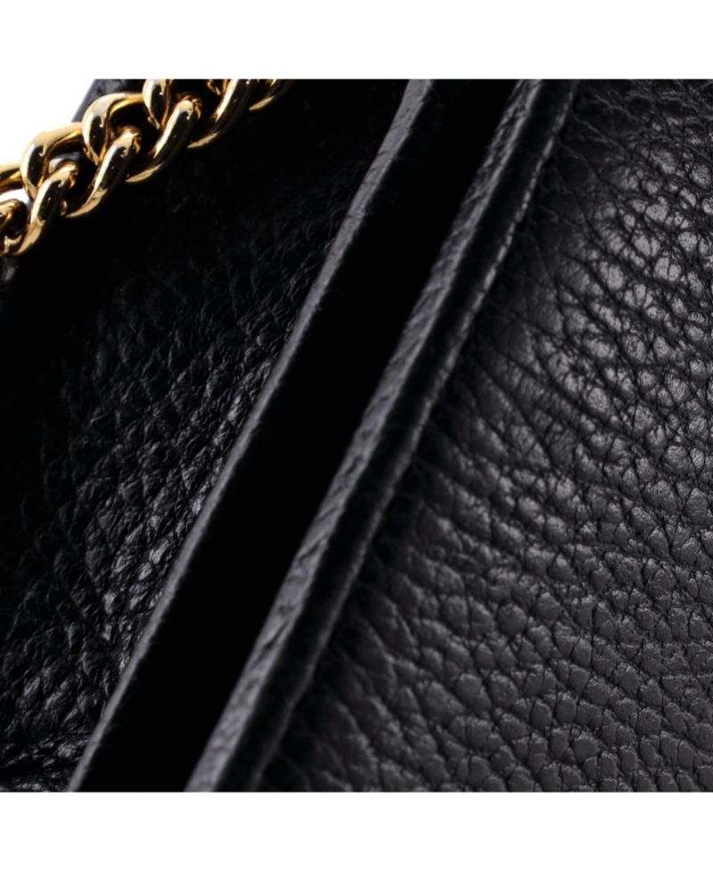 Mini Petite GG Marmont Chain Wallet Leather
