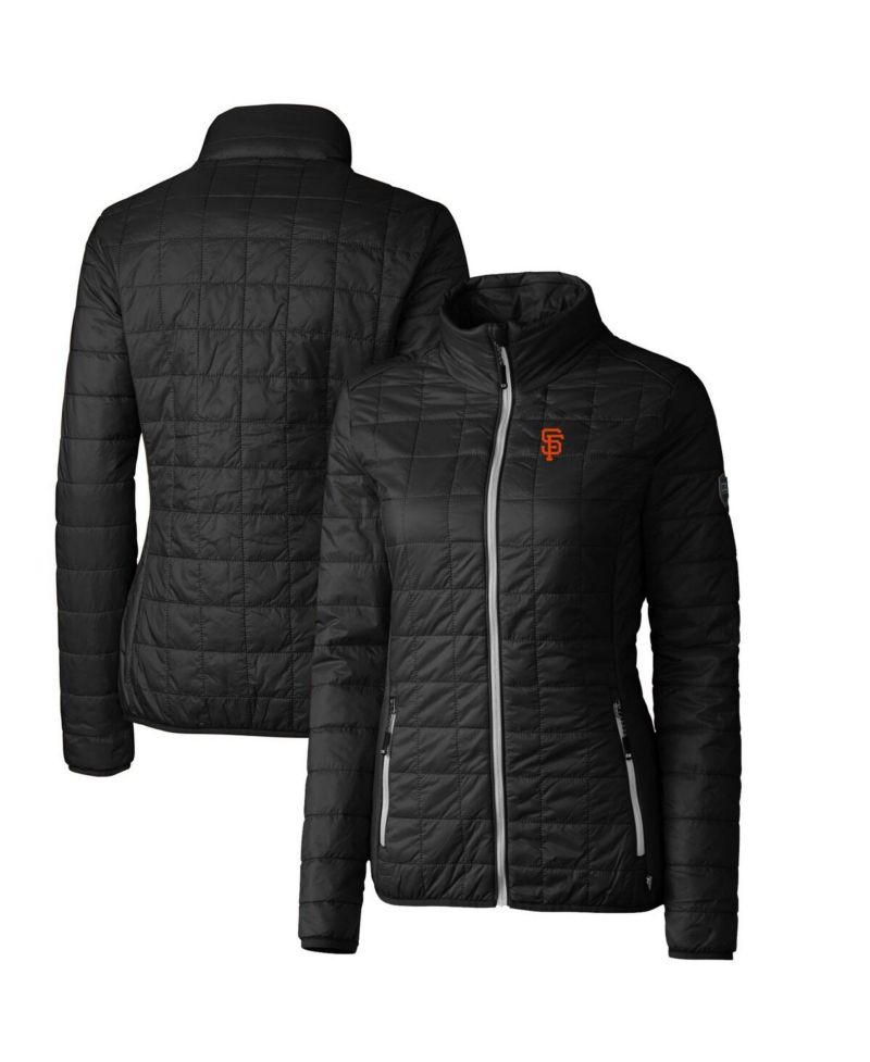 Women's Black San Francisco Giants Rainier PrimaLoft Eco Full-Zip Puffer Jacket