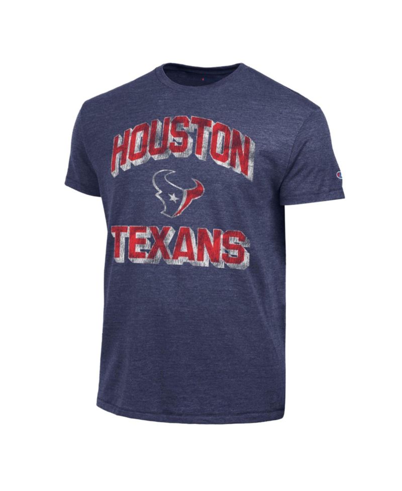 Men's Houston Texans Ultimate Tri-Blend Graphic Distressed T-Shirt