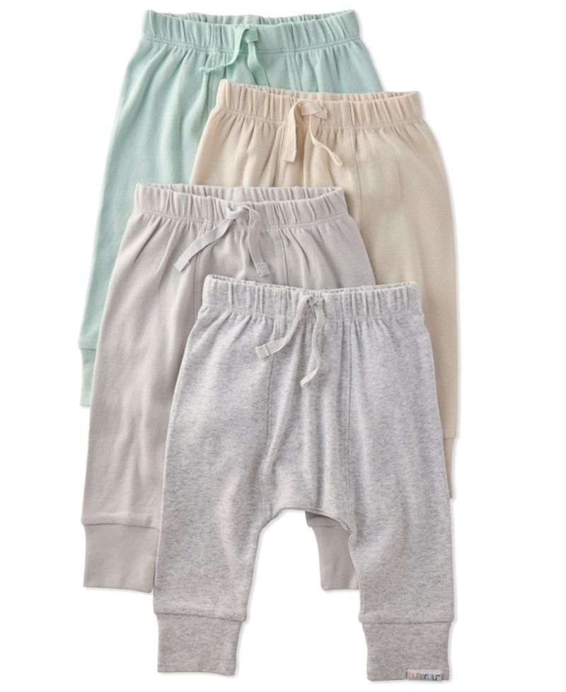 Baby Boys' and Girls' Jogger Pants, 4-Pack