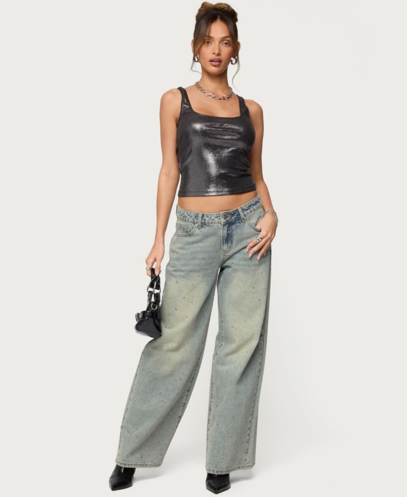 Women's Laidie Metallic Tank Top