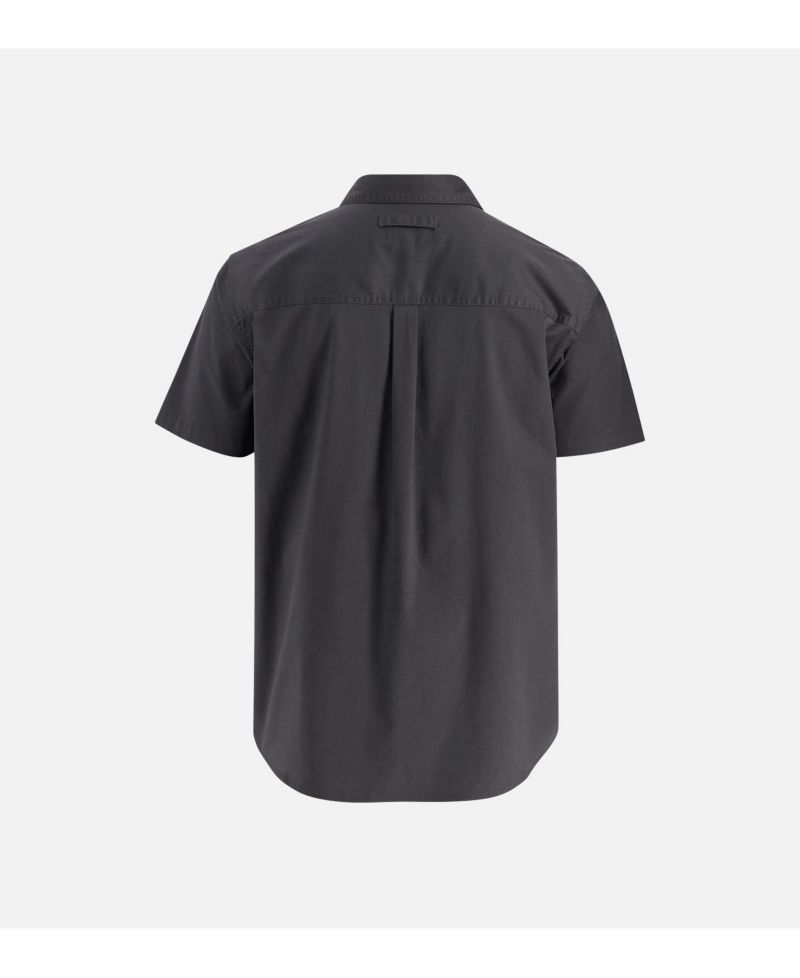 Men's Short Sleeve Utility Button Up Shirt