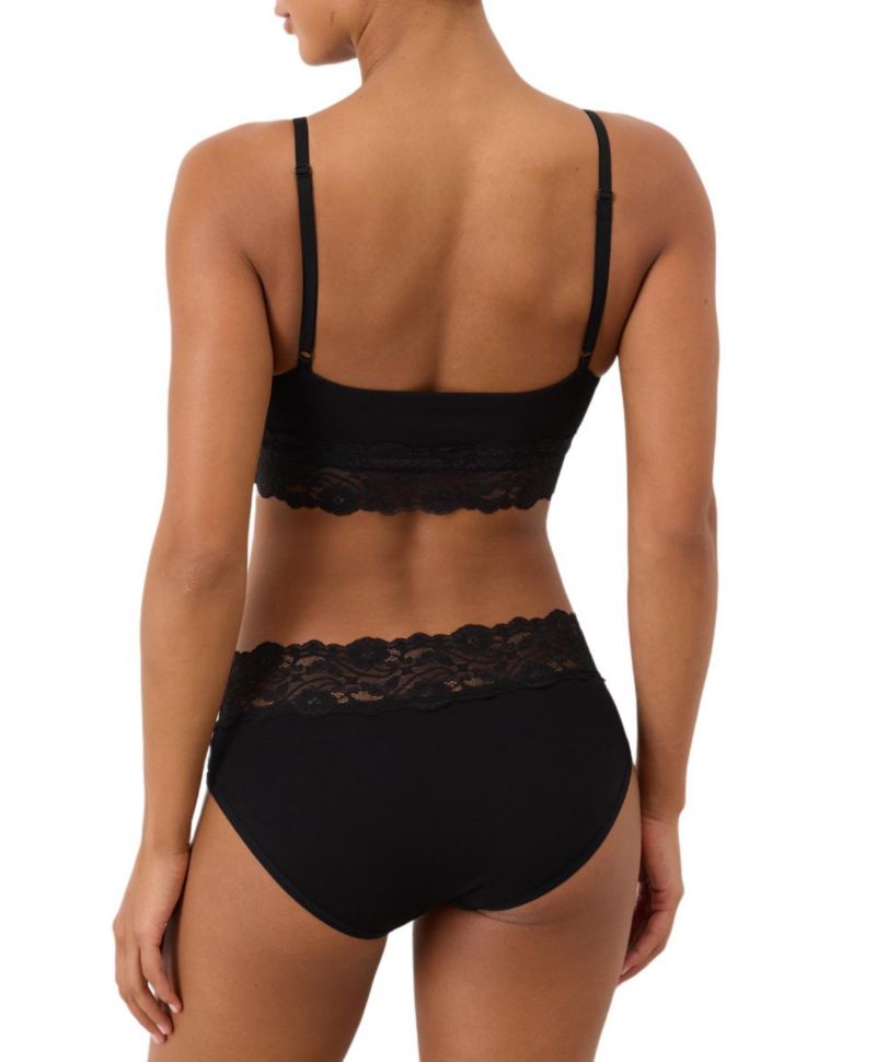 Women's Lace Modern Scoop Bralette Made With Organic Cotton