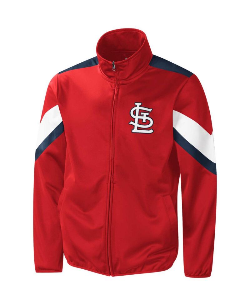 Men's Red St. Louis Cardinals Earned Run Full-Zip Jacket