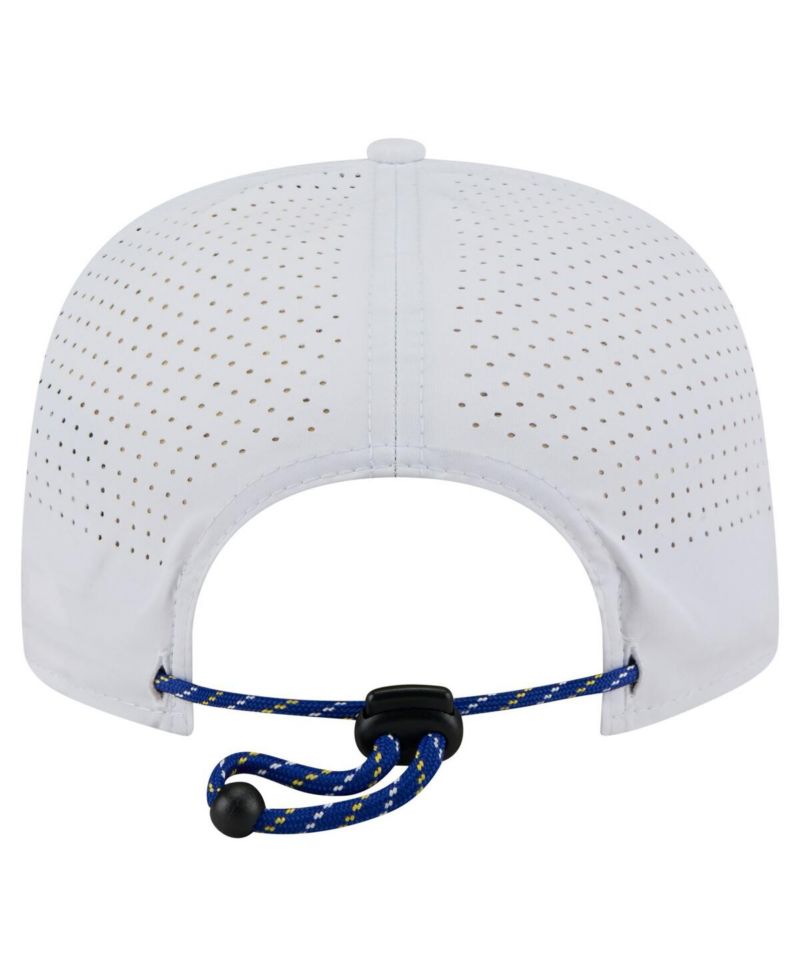Men's White Golden State Warriors Performance Rope Golfer Adjustable Hat