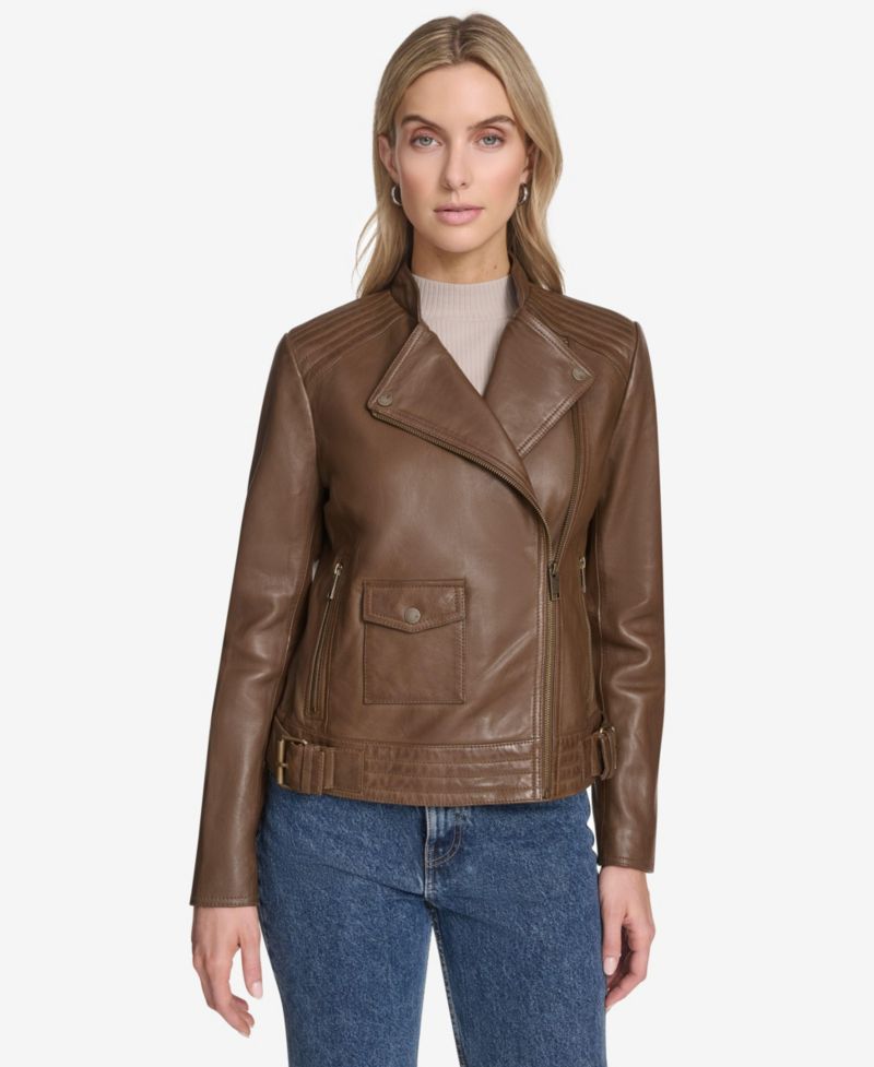 Women's Frankie Moto Leather Jacket