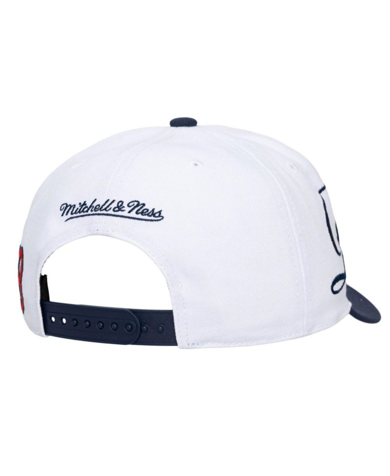 Men's and Women's White/Navy Boston Red Sox XL Script Pro Crown Adjustable Hat