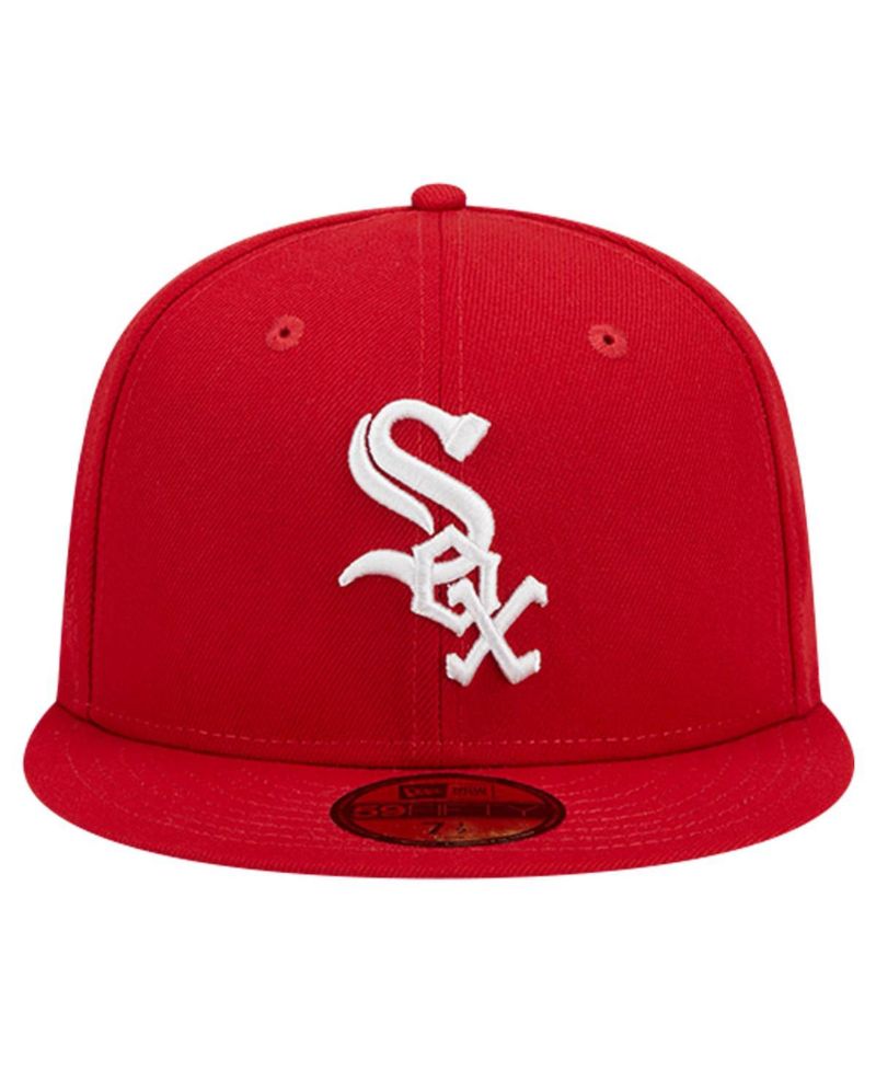 Men's Red Chicago White Sox Logo 59FIFTY Fitted Hat