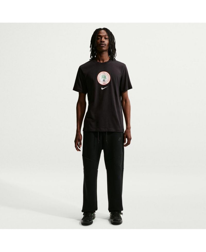 Men's Black Nigeria National Team Crest T-Shirt