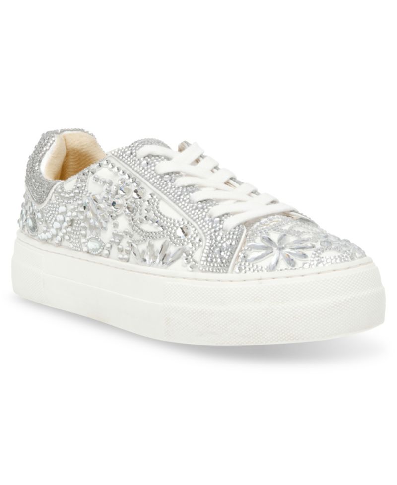 Women's Reily Rhinestone Lace-Up Sneakers
