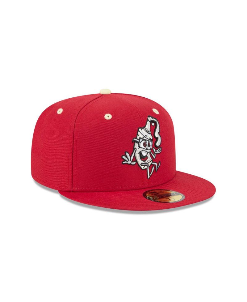Men's Red Rocket City Trash Pandas Theme Nights 59FIFTY Fitted Hat