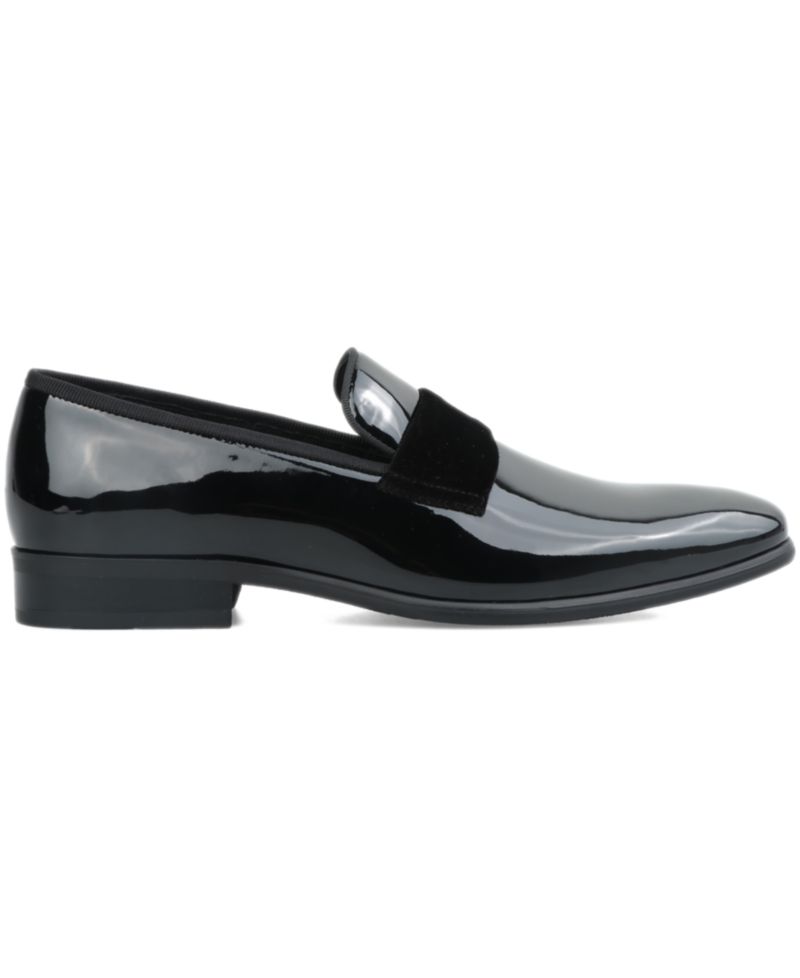 Men's Patent Leather Slip-On Dress Loafers