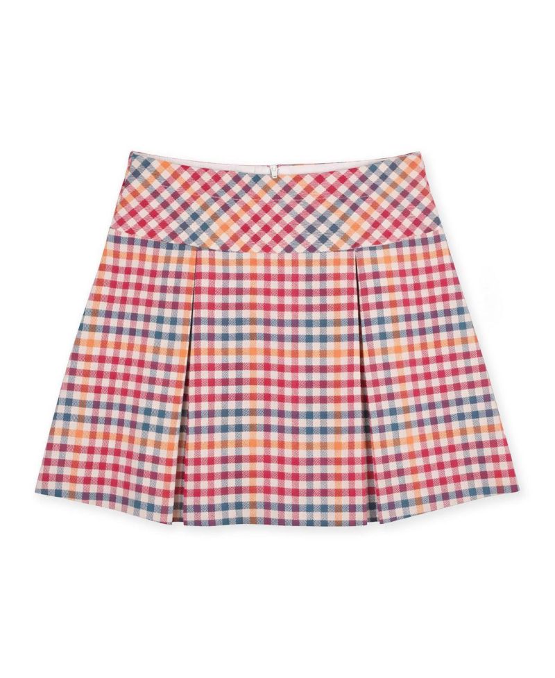 Girls' 4-16 Plaid Pleated Skirt