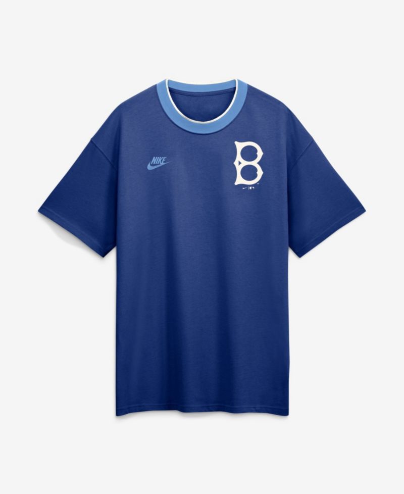 Men's Royal Brooklyn Dodgers Cooperstown Collection Ringer T-Shirt