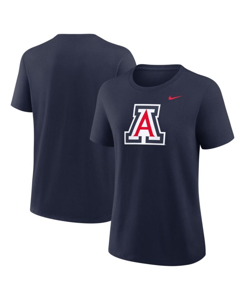 Women's Navy Arizona Wildcats Primary Logo T-Shirt
