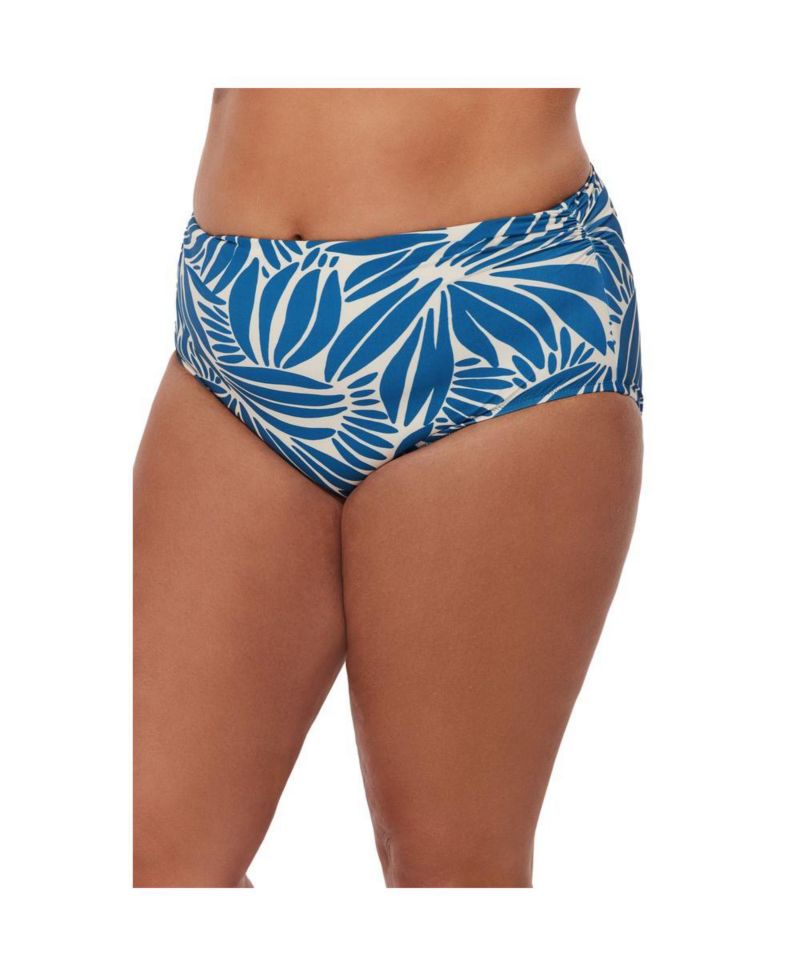 Women's Comeback Shirred High Waist Swim Bottom
