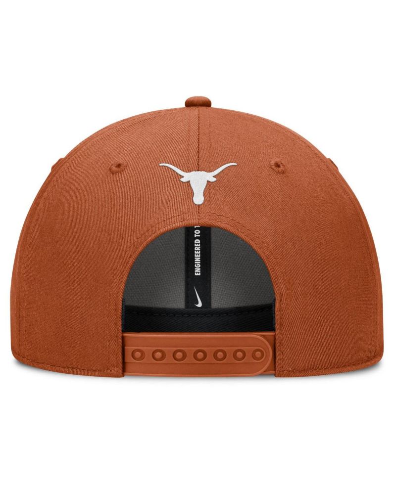 Men's Texas Orange Texas Longhorns Slanted Primetime Rise Performance Adjustable Hat