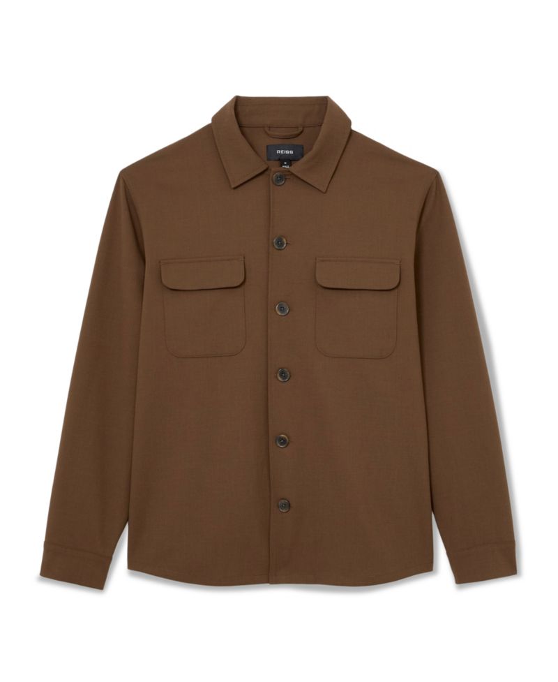 Men's Peshi Flap-Pocket Overshirt