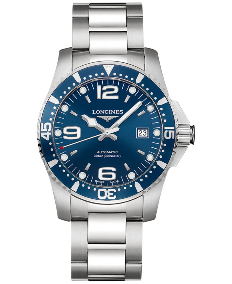Men's Swiss Automatic HydroConquest Stainless Steel Bracelet Watch 41mm