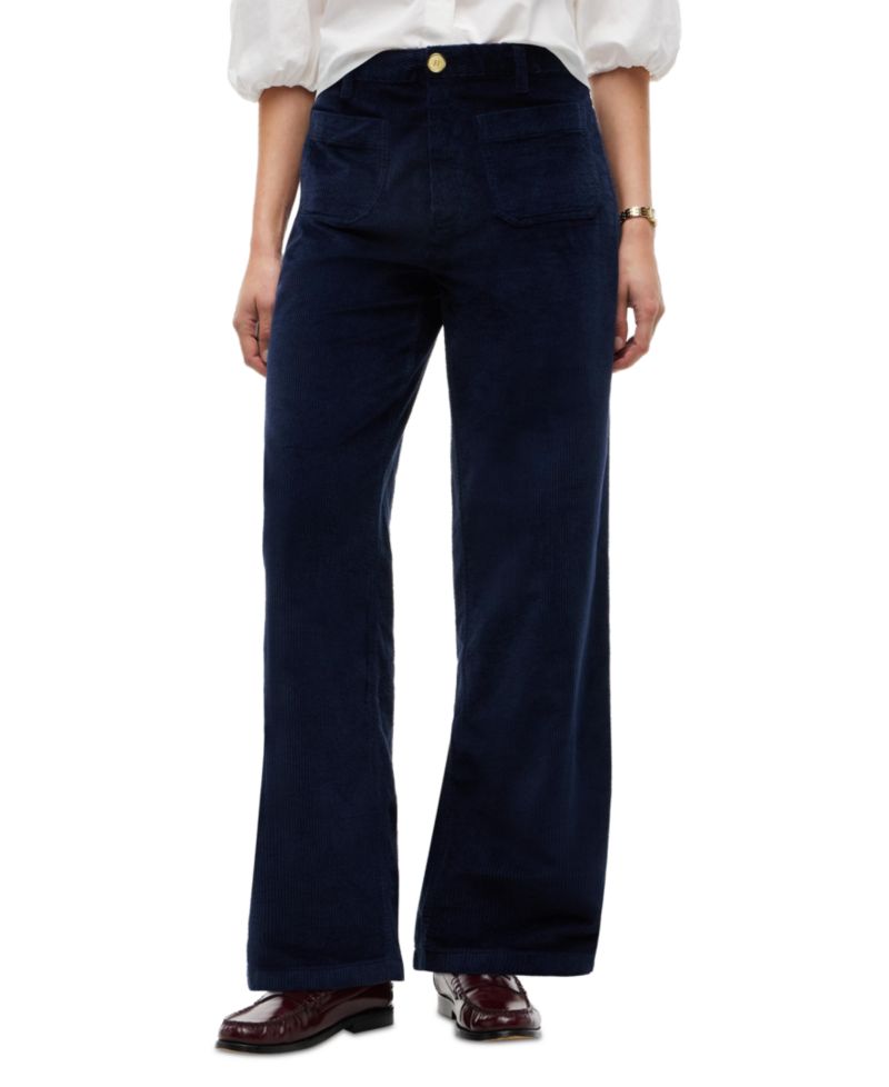 Women's Corduroy Wide-Leg Pants