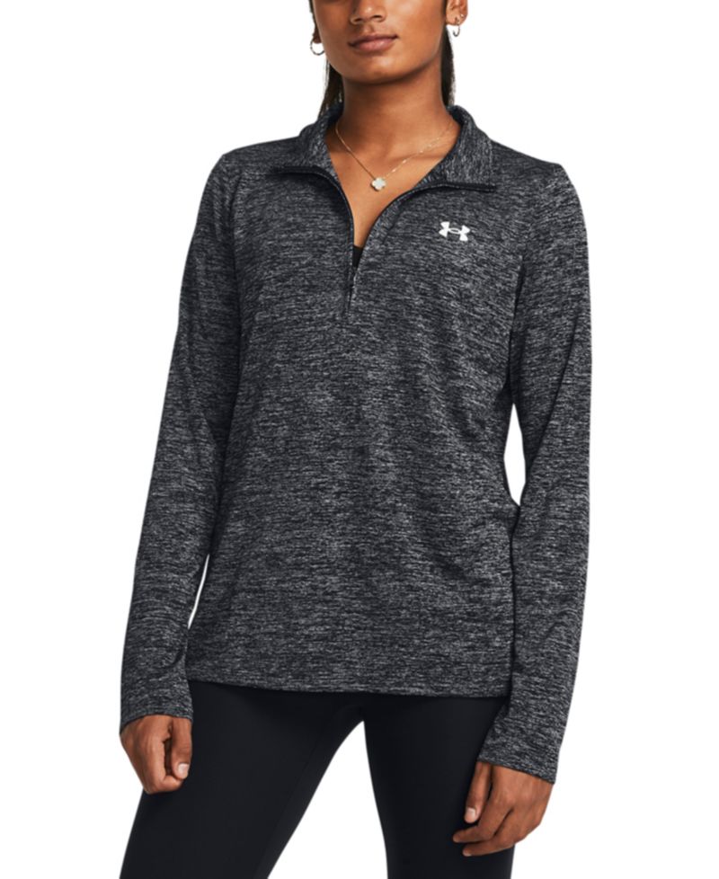 Women's Twist Tech Quarter-Zip Logo Top