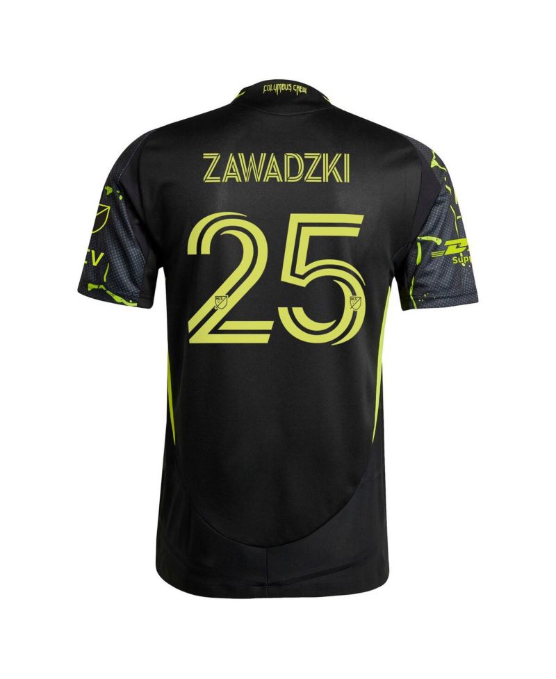 Men's Sean Zawadzki Black Columbus Crew 2025 The Goosebumps Kit Authentic Player Jersey