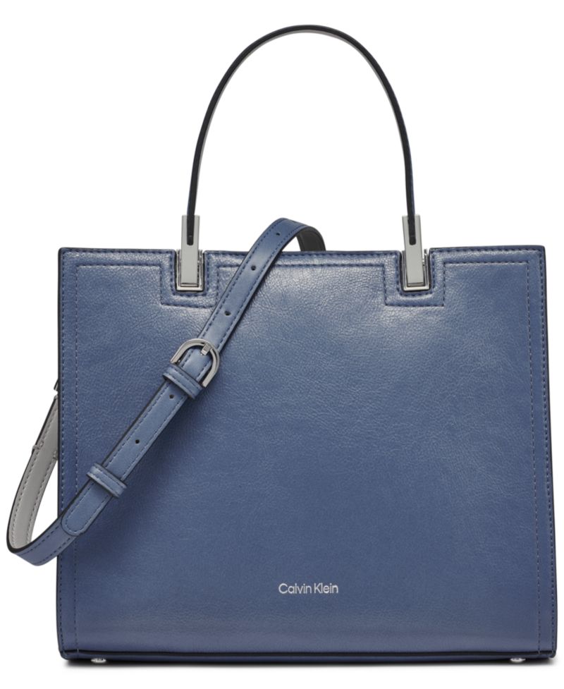 Verne Mixed Material Convertible Satchel