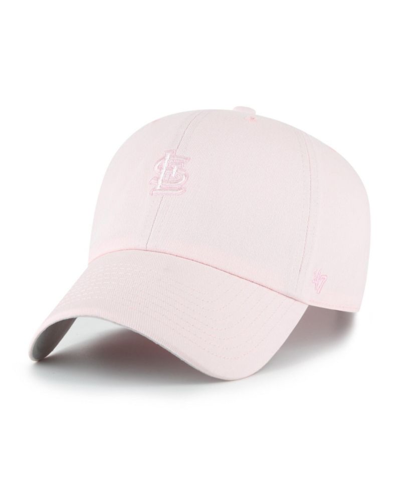 Men's and Women's Light Pink St. Louis Cardinals Pastel Clean Up Adjustable Hat