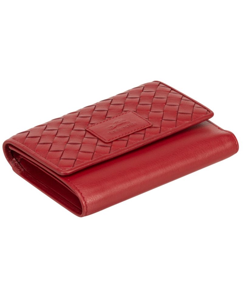 Women's Basket Weave Collection RFID Secure Mini Clutch Wallet