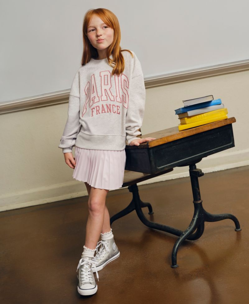 Girls I Heart Paris Crewneck Sweatshirt