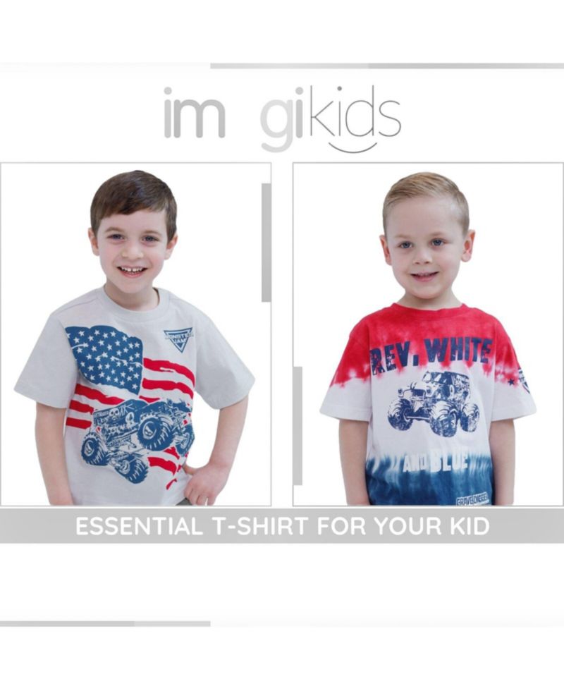 Grave Digger Matching Family Patriotic Short Sleeve T-Shirt